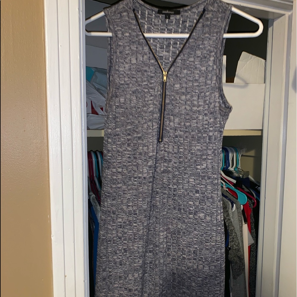 Zip front dress